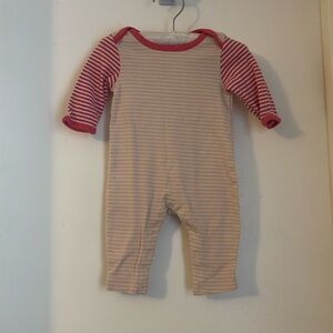 Baby GAP pink striped one piece outfit, 0-3 months